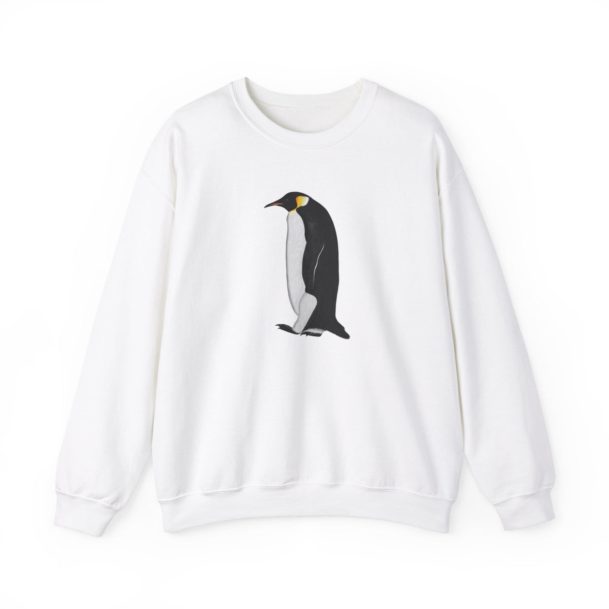 Emperor Penguin Bird Watcher Biologist Crewneck Sweatshirt – Crew neck, DTG