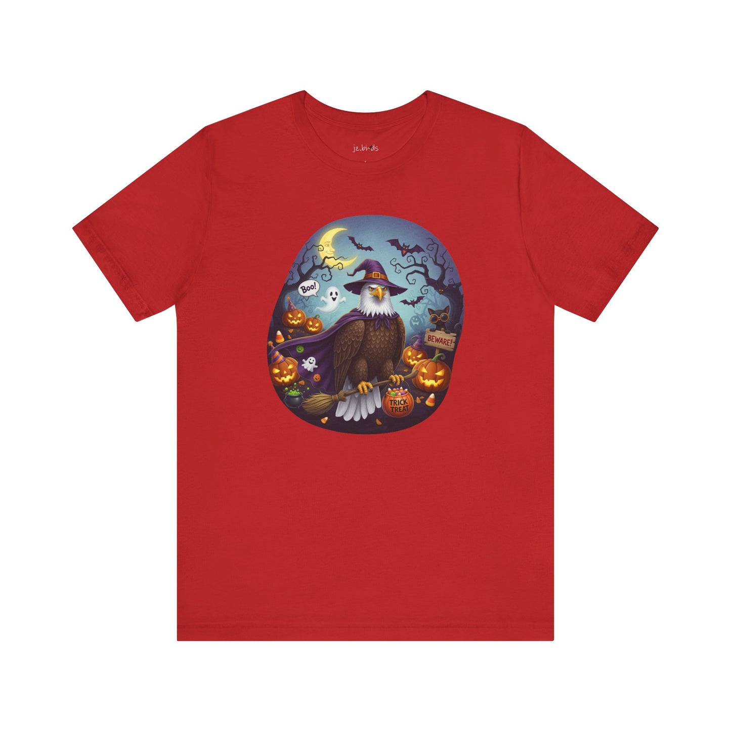Bald Eagle Halloween Bird T-Shirt - Spooky Halloween Costume for Bird Lovers