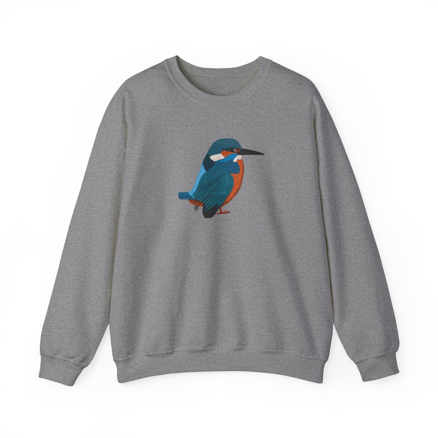 Kingfisher Bird Watcher Biologist Crewneck Sweatshirt – Crew neck,