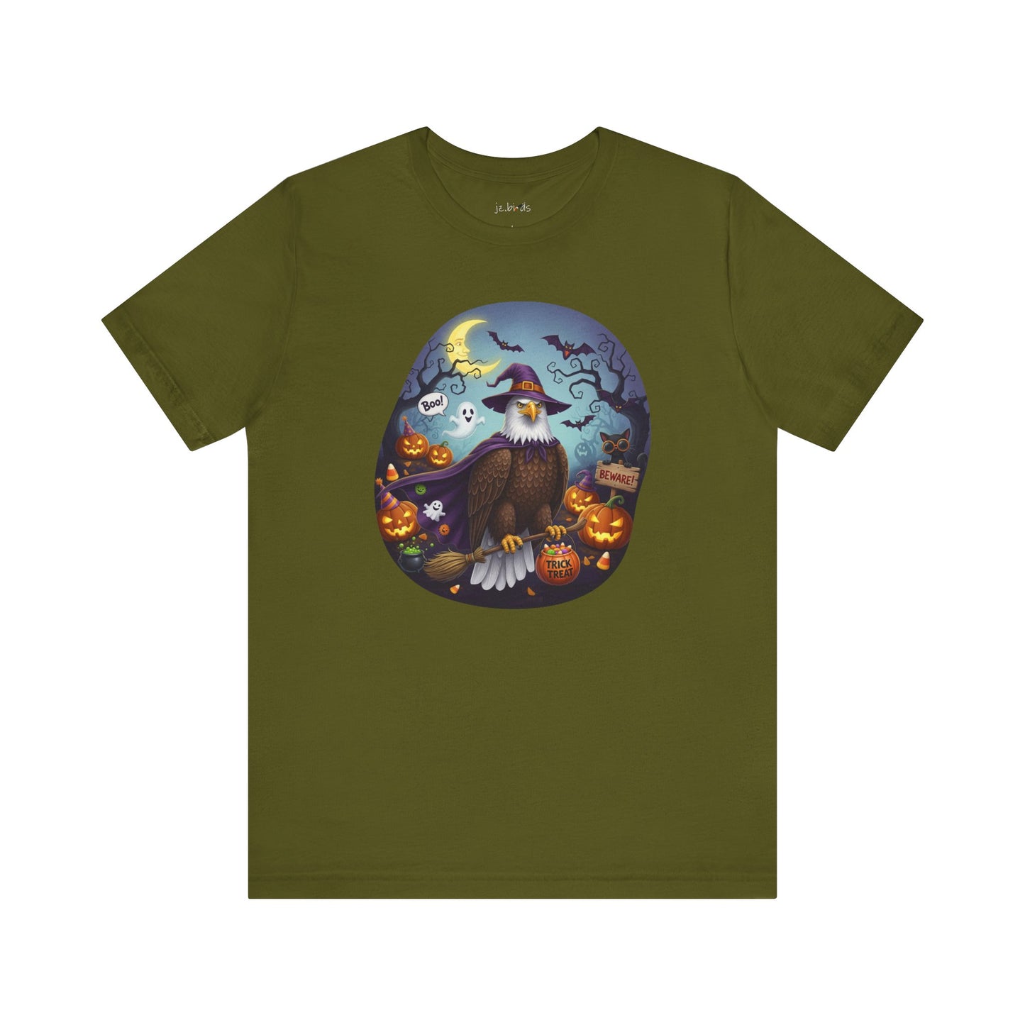Bald Eagle Halloween Bird T-Shirt - Spooky Halloween Costume for Bird Lovers