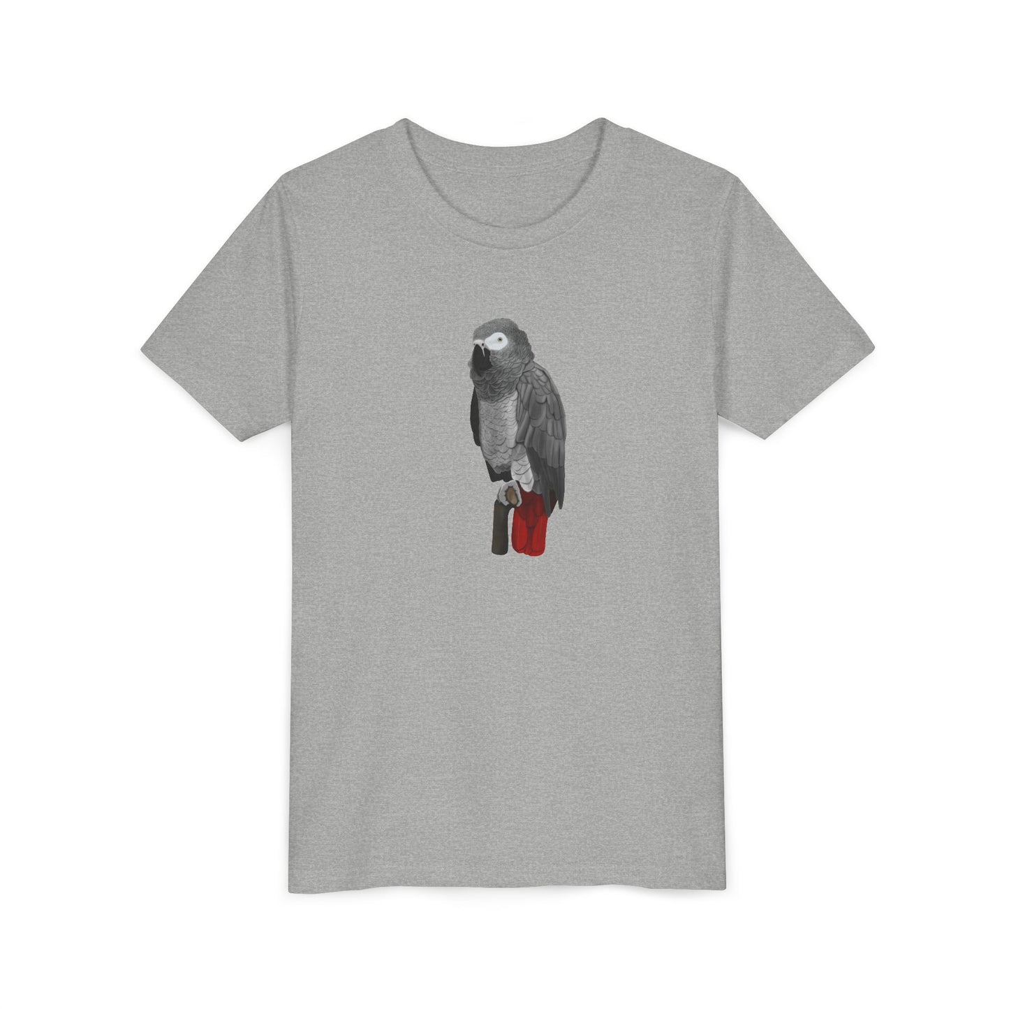 Grey Parrot Birding & Birdwatching Bird Youth T-Shirt