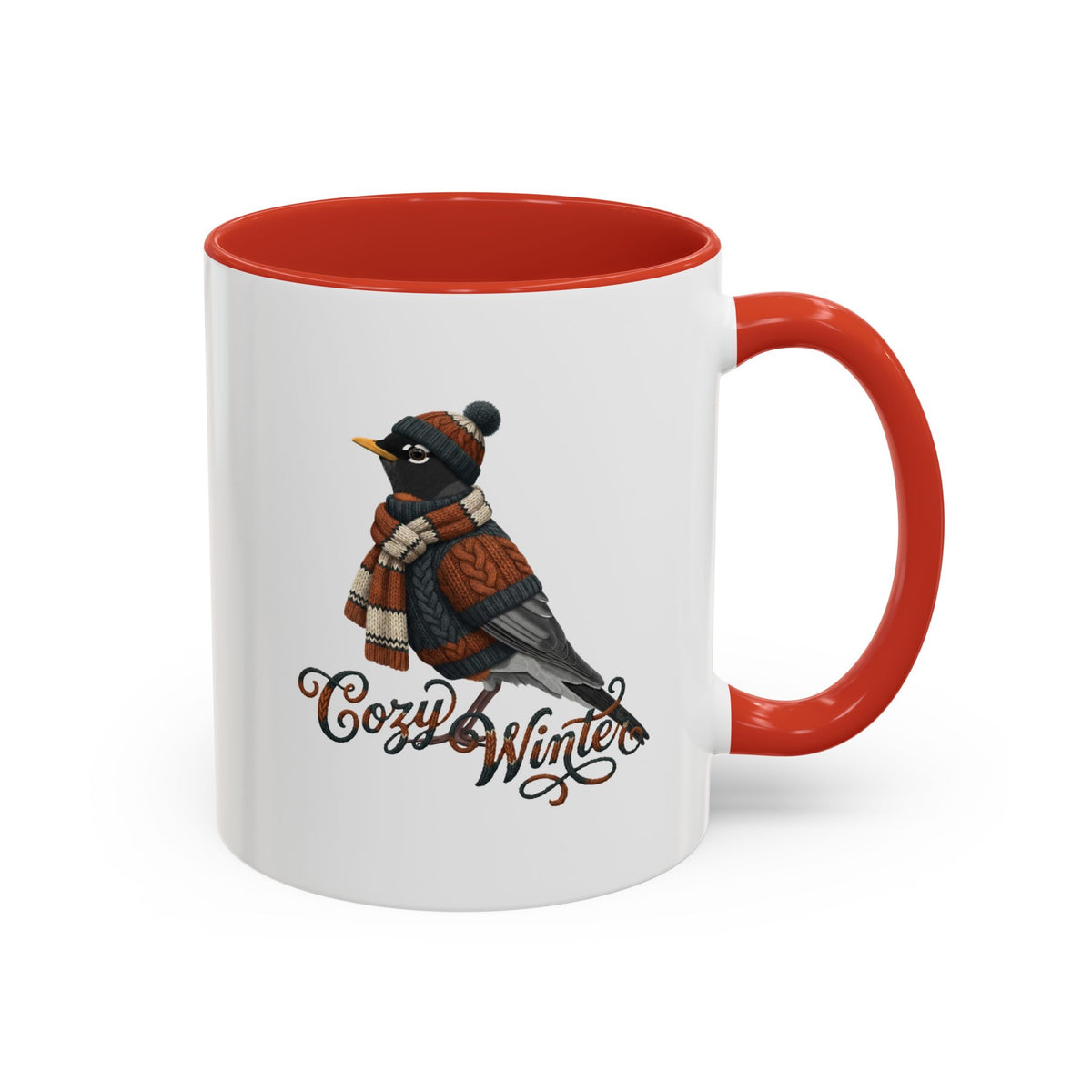 American Robin Ceramic Bird Coffee Mug – Custom Gift for Watchers – 11oz,