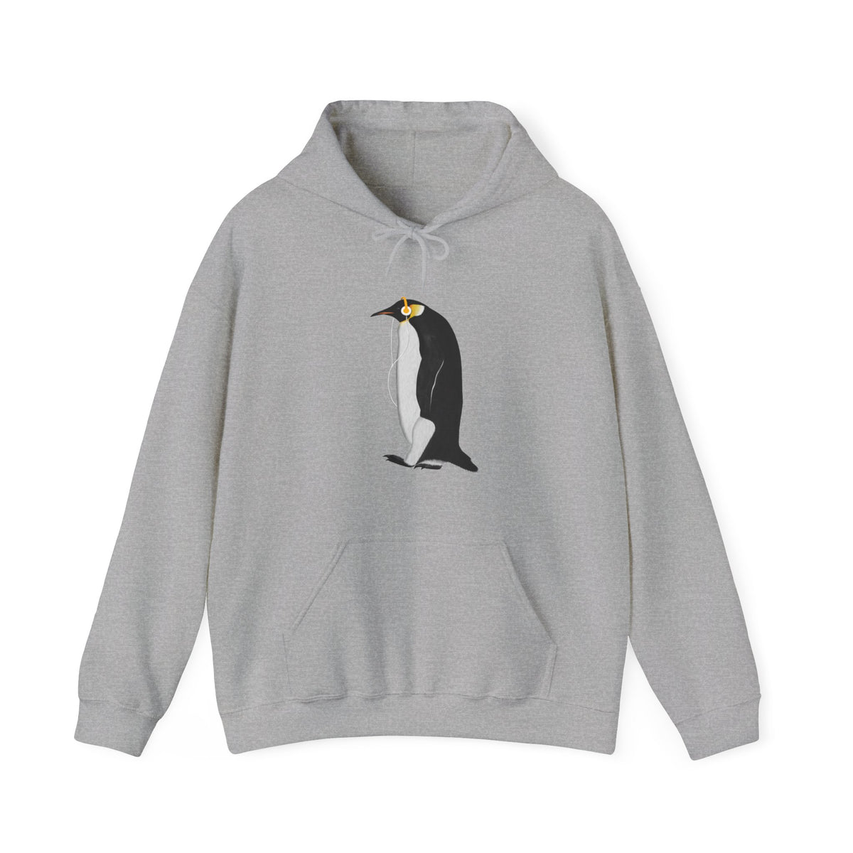 Penguin with Music Headphones Bird Birdwatching Birdlover Hoodie – DTG and Hoodies style