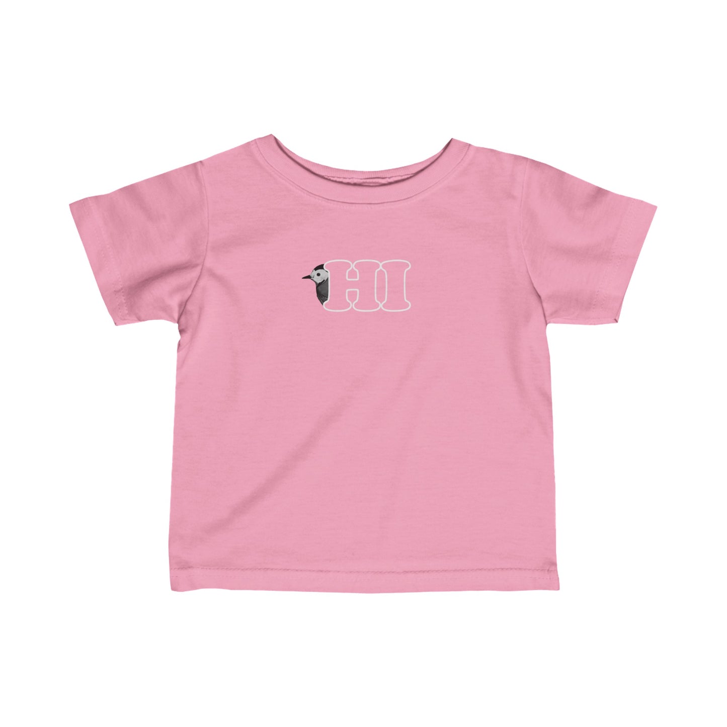 White Wagtail Bird Hi Baby & Toddler Fine Jersey Tee