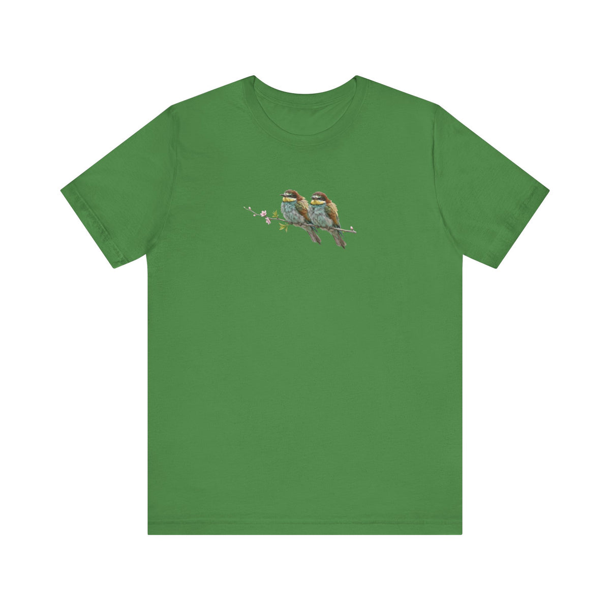 Bee-Eater Fledgling T-Shirt | Spring Blossoms Unisex Graphic Tee for Bird Watchers