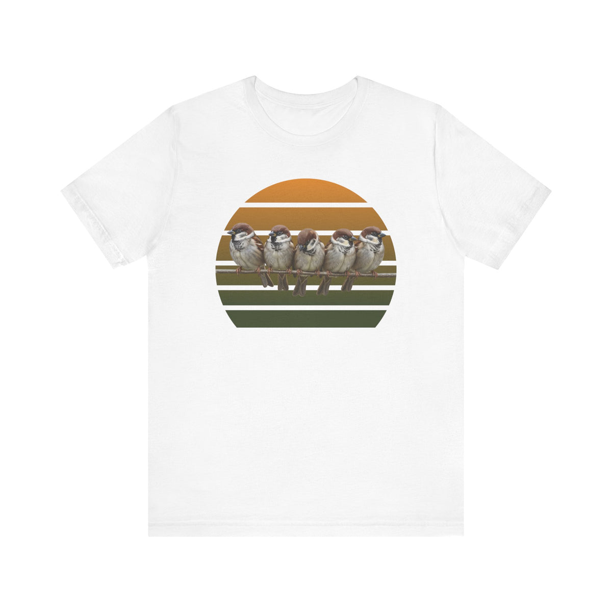 Sparrow Premium T-Shirt | Unique Birdwatcher & Birder Gift by jz.birds
