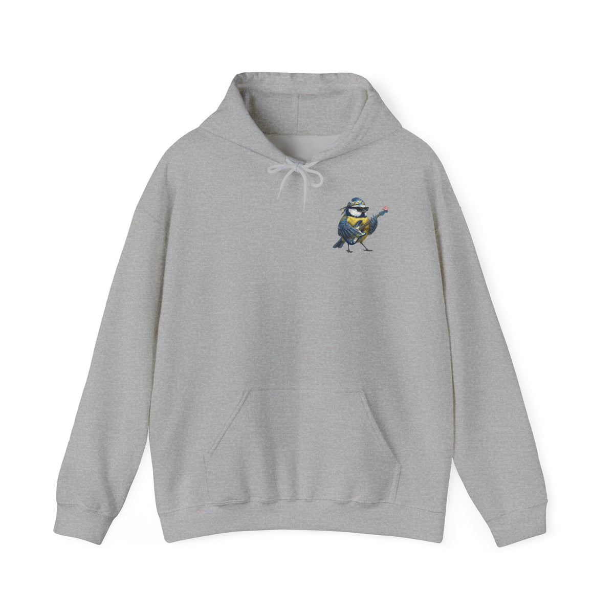 Blaumeise Kapuzenpullover mit artistic apparel Hintergrund