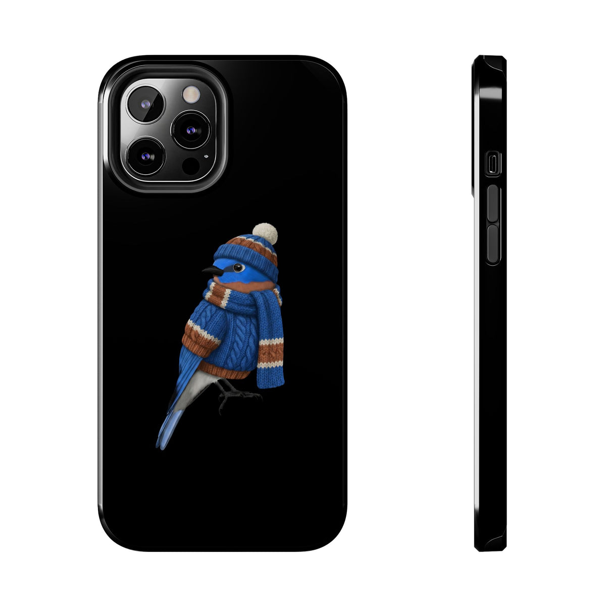 Bluebird Phone Case – Dual-Layer iPhone with Bird Art – The Perfect Gift for Ornithologists & Lovers