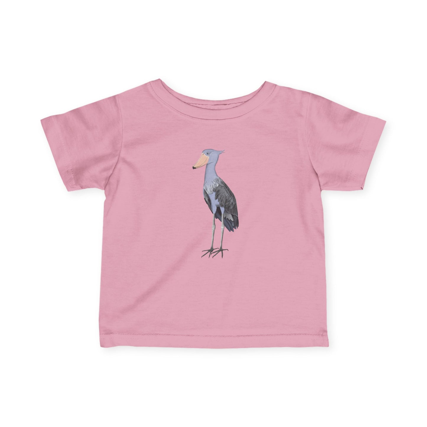 Süßes Schuhschnabel Vogel Tiermotiv T-Shirt für Babys und Kleinkinder