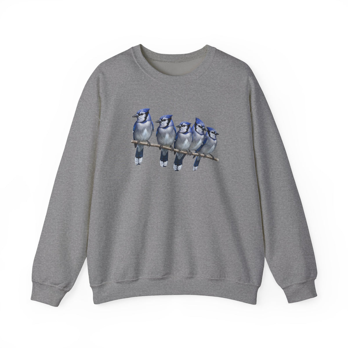 Blue Jays Sweatshirt | Bird Watcher Crewneck Unisex Songbird Gift for Lovers – Animal Lover