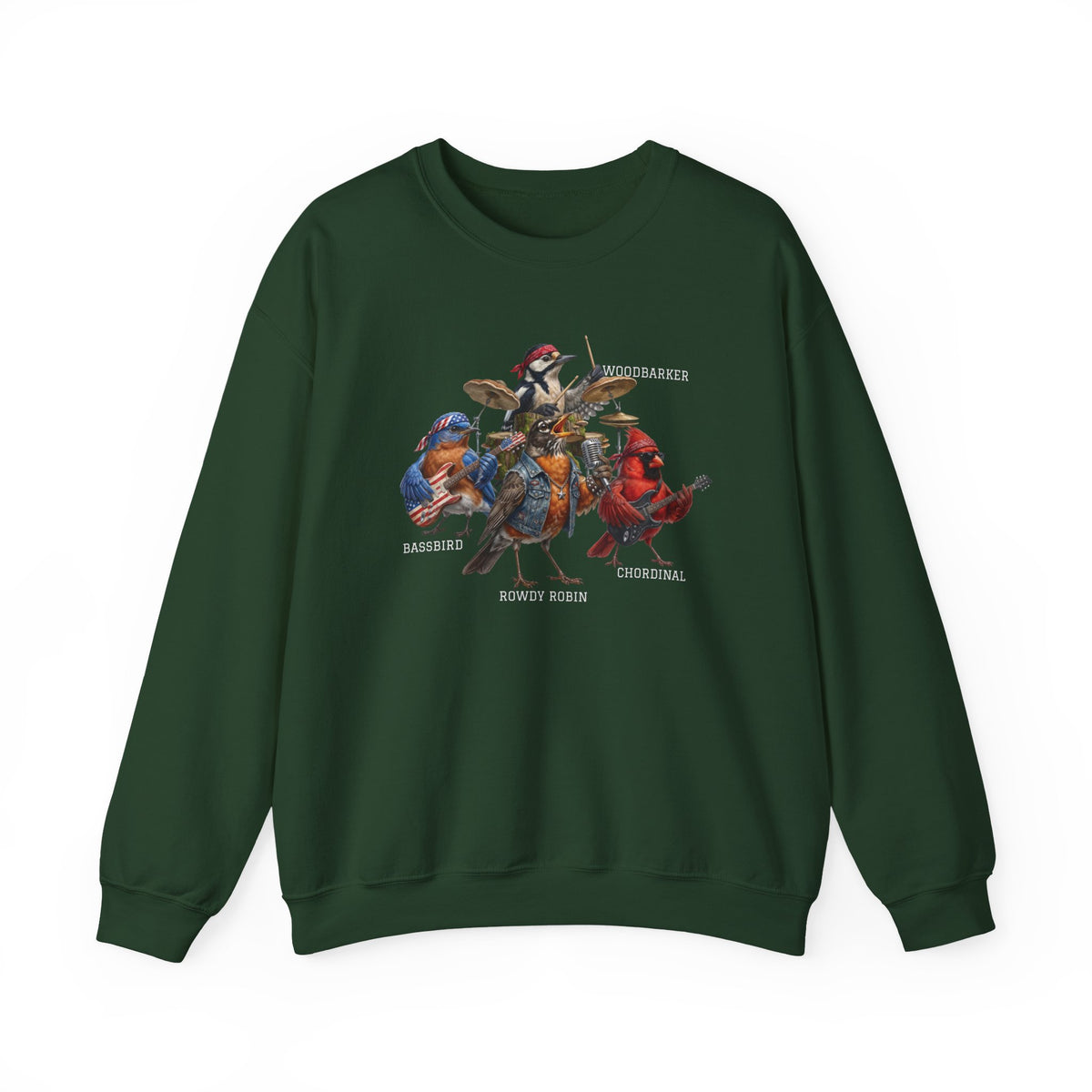 The Backyard Birds Great Migration Tour Sweatshirt – Double Sided with Dates on Back – Funny Rock Band Merch Gift – Animal Lover