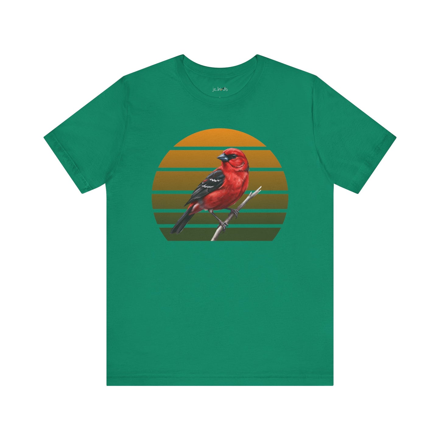 Scarlet Tanager T-Shirt | Unisex Retail Fit Bird Lover Tee | Wildlife Birder Gift