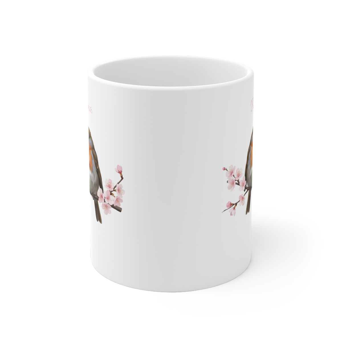 Rotkehlchen Tasse – anniversary gift, bird mug