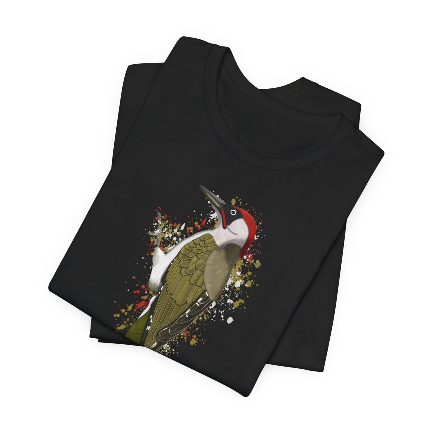 Grünspecht Vogel T-Shirt für Vogelfreunde