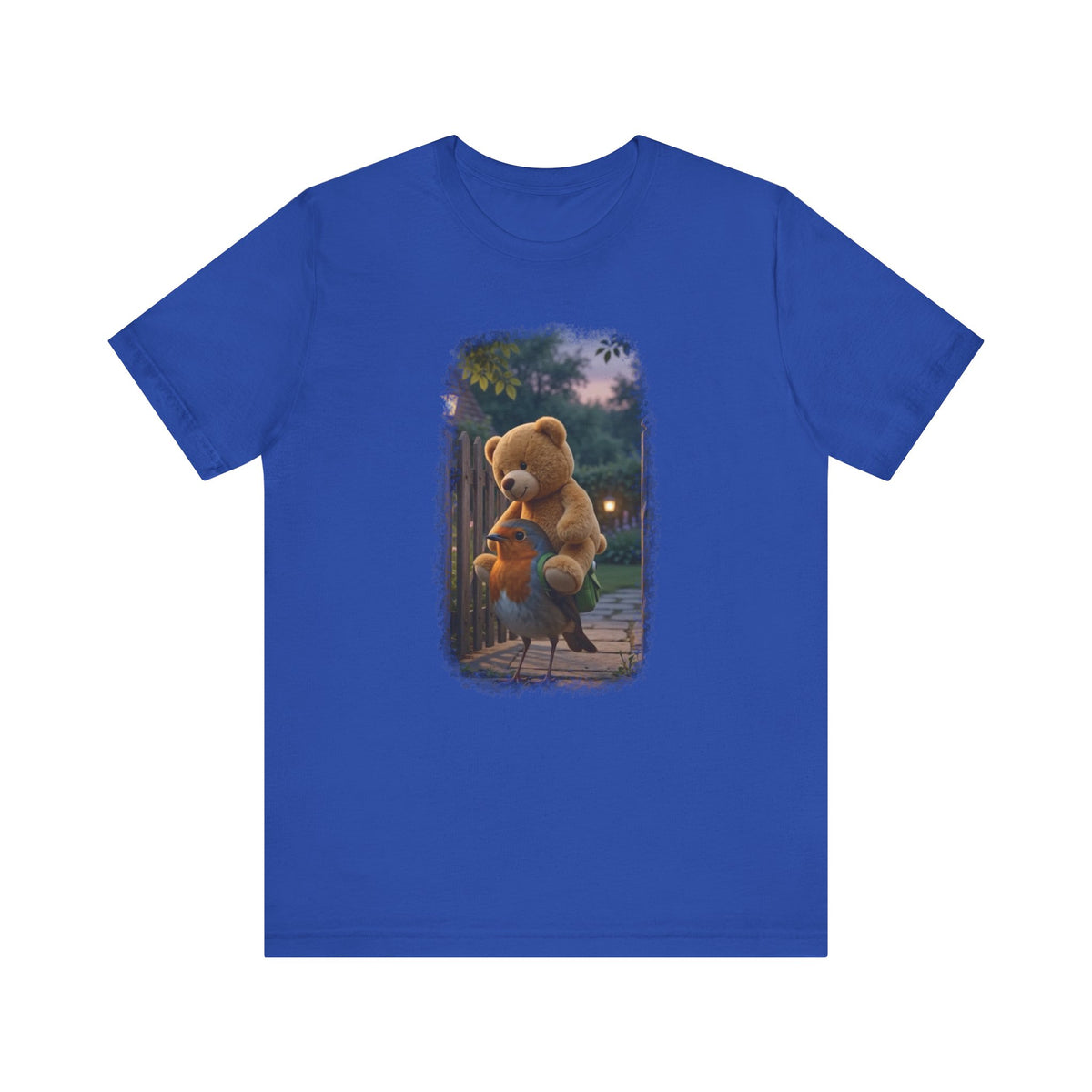 Robin Rosi Giant Teddy Bear Premium T-Shirt for Bird Lovers