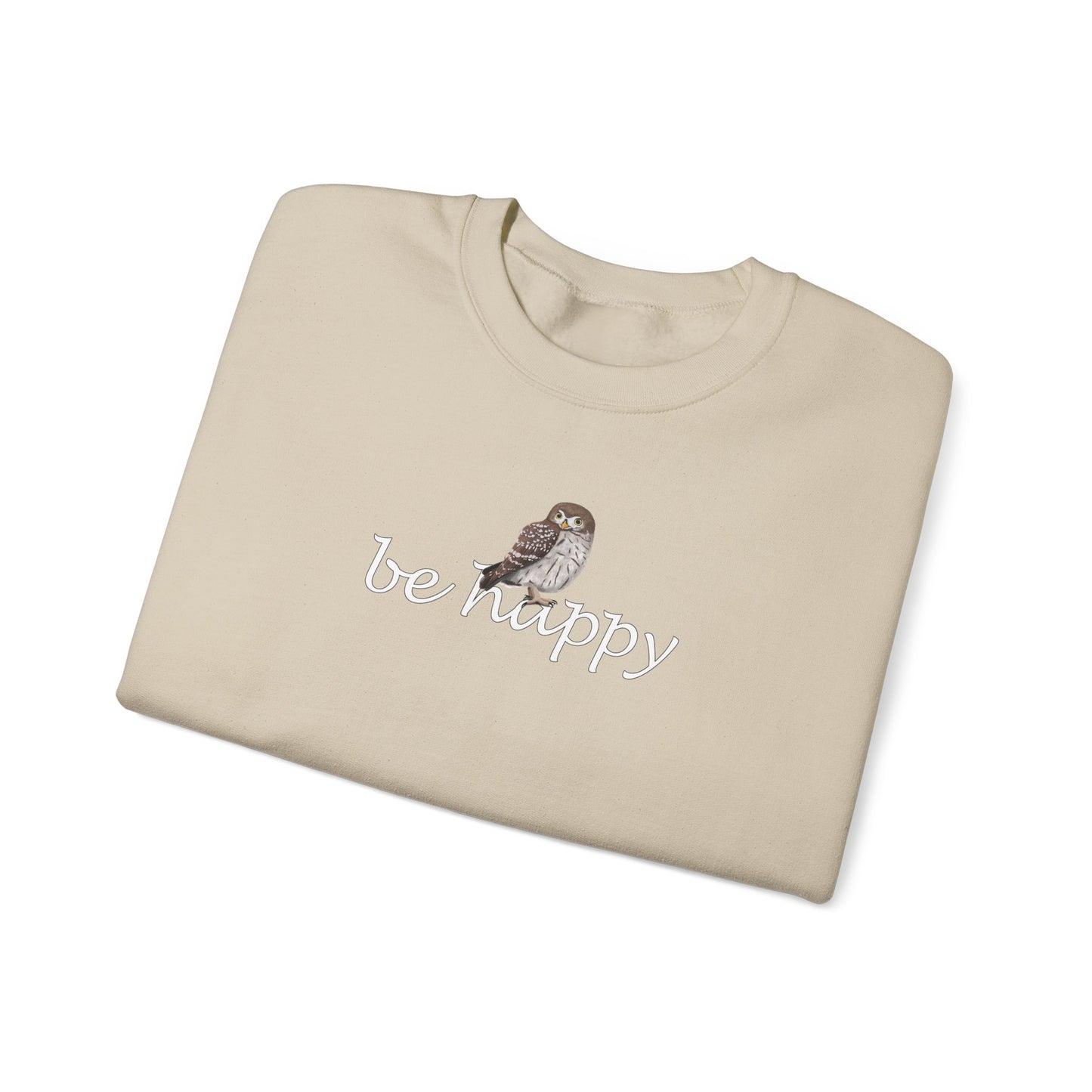 Owl Be Happy Bird Birding & Birdwatching Sweatshirt