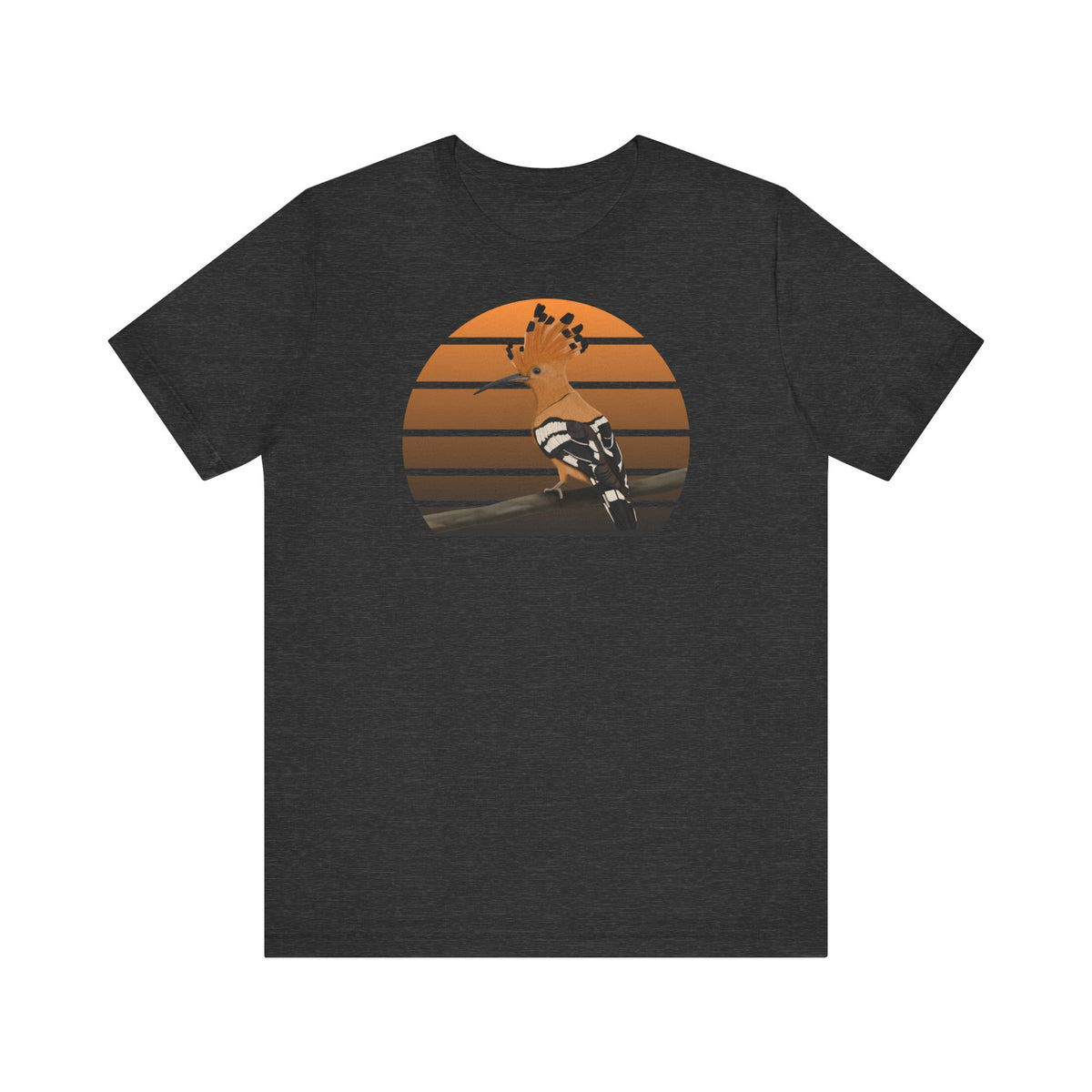 Wiedehopf Vogel T-Shirt mit bird graphic tee Hintergrund