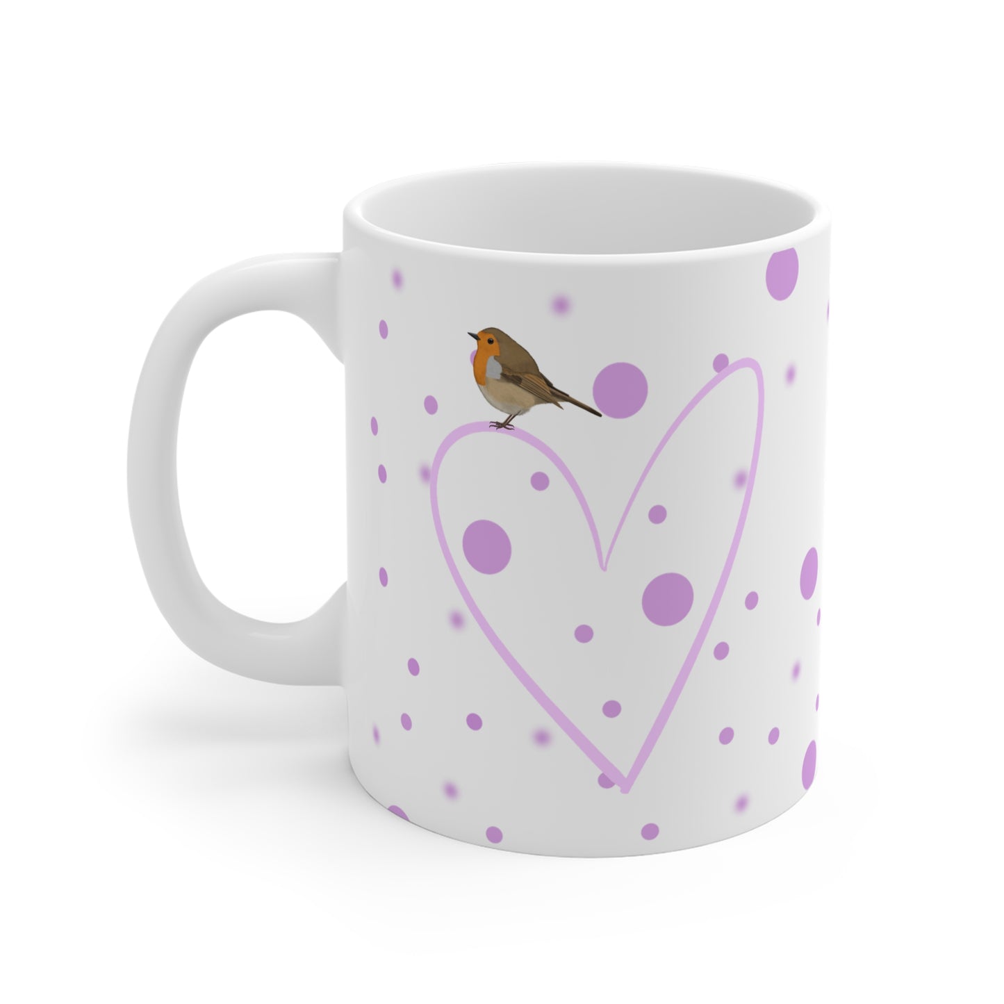 Rotkehlchen Tasse – 11 oz und 11oz Stil