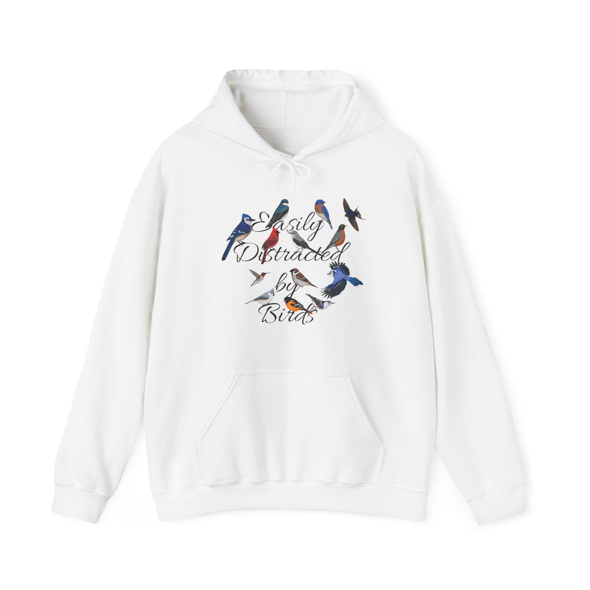 Hummingbird, Blue Jay and Cardinal Hoodie – bird DTG