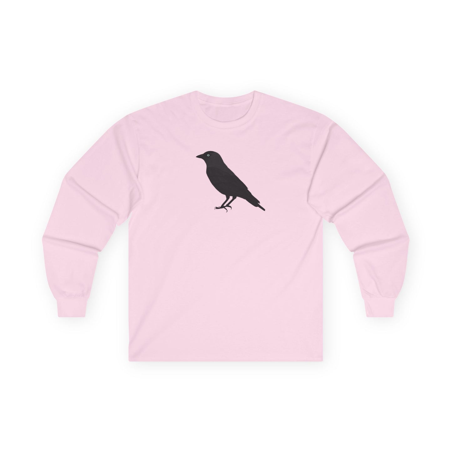 Crow Birding & Birdwatching Bird Cotton Long Sleeve T-Shirt