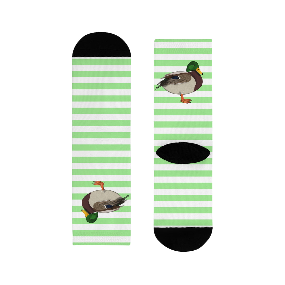 Ente Vogel Socken mit Accessories Hintergrund