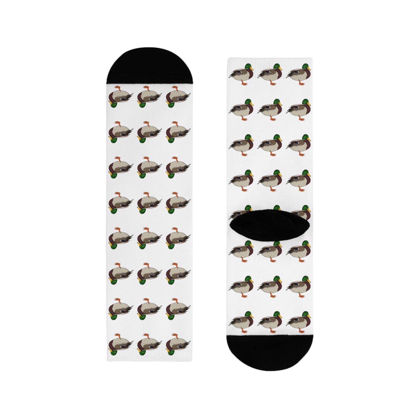 Ente Vogel Socken für Vogelfreunde & Vogelbeobachter Weiß
