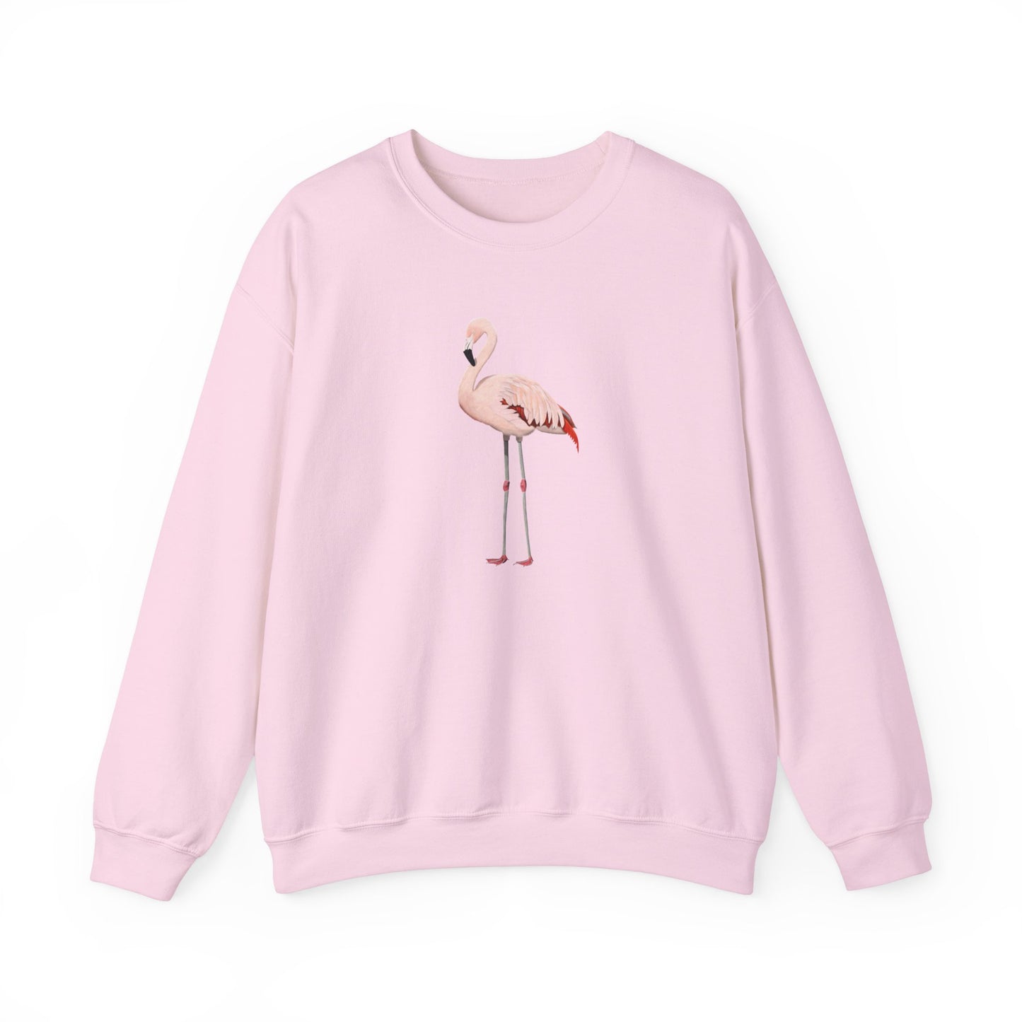 Flamingo Bird Watcher Biologist Crewneck Sweatshirt