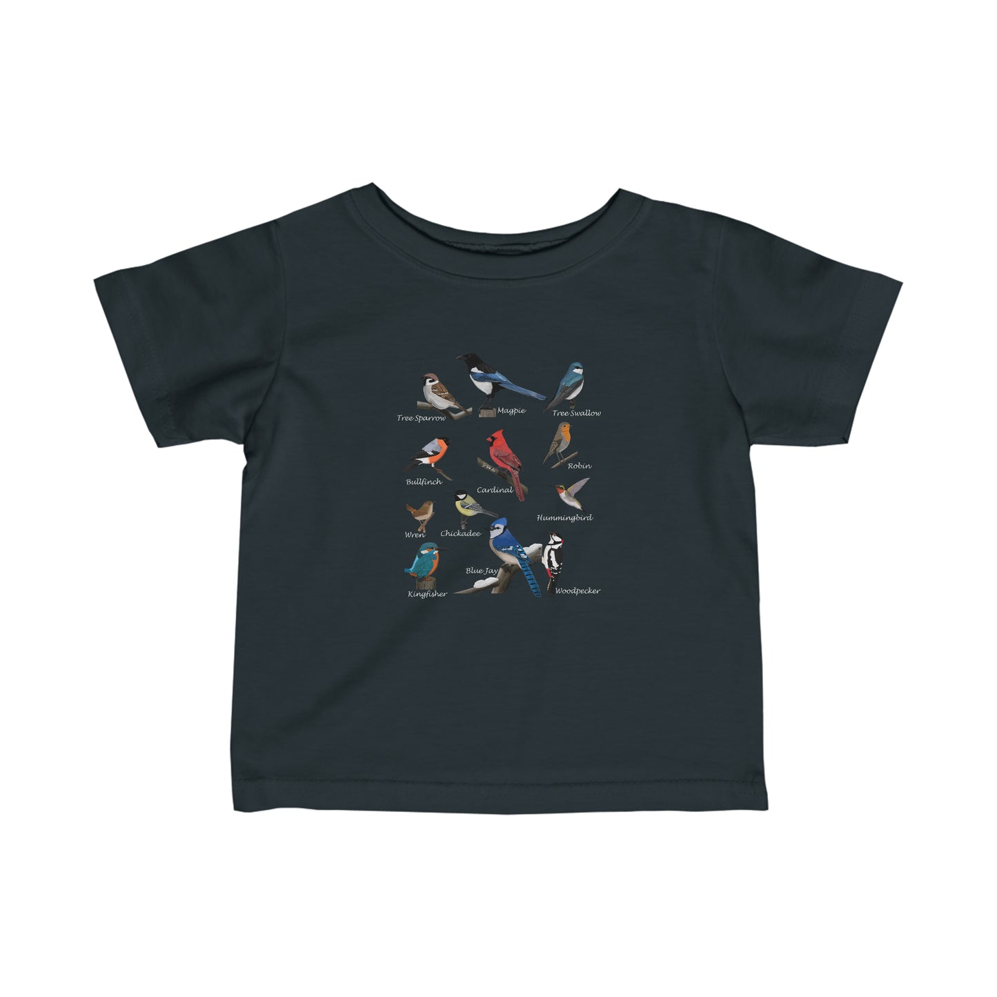 Garden Birds Baby & Toddler Fine Jersey Tee