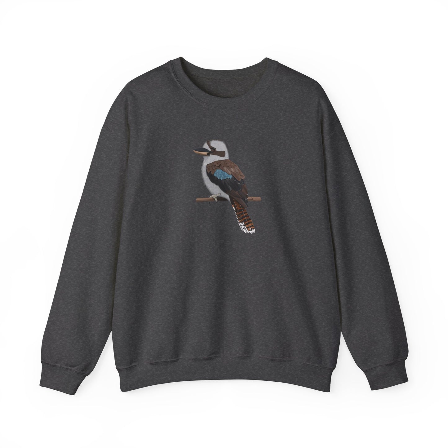 Kookaburra Bird Watcher Biologist Crewneck Sweatshirt – Crew neck, DTG