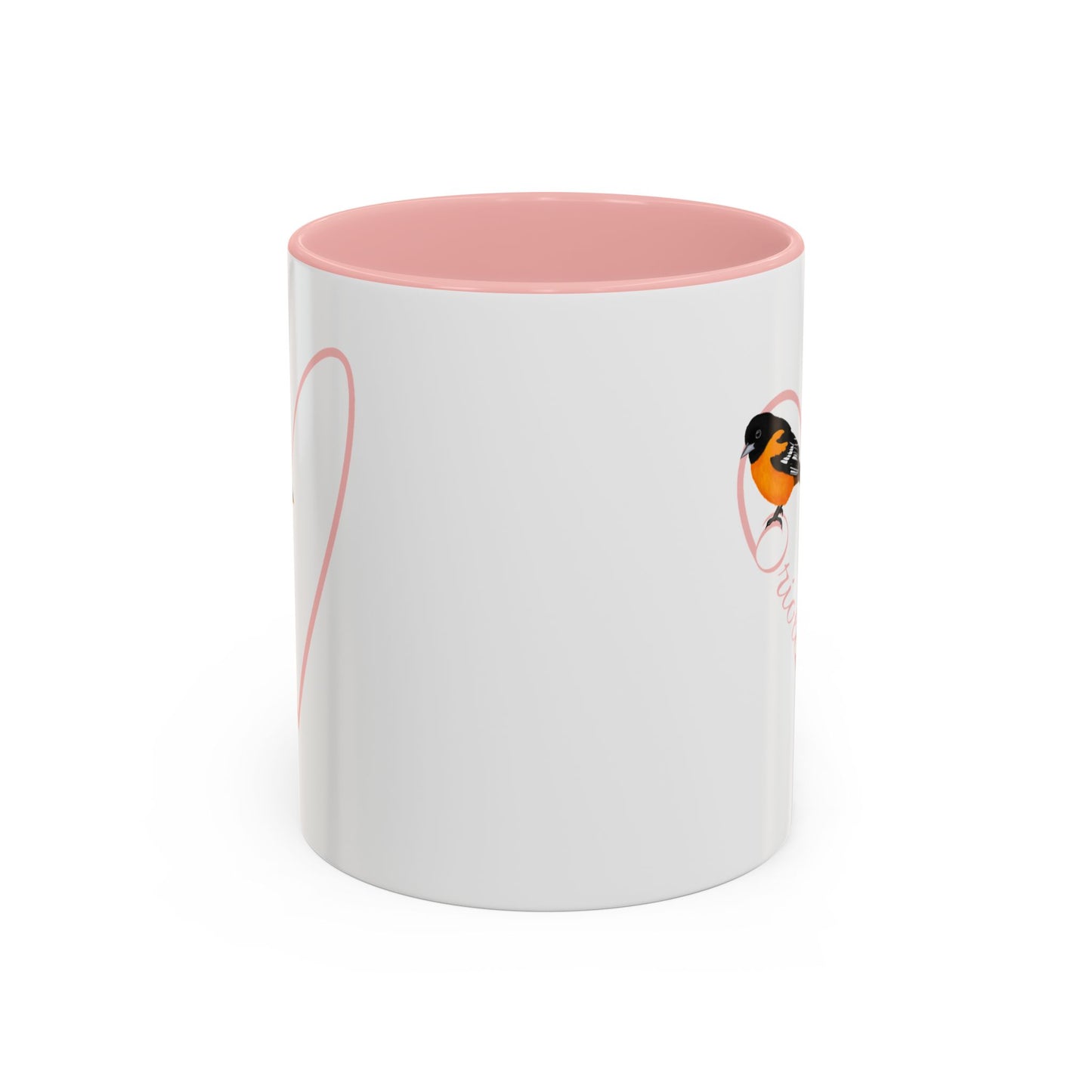 Oriole Mug Bird with Heart for Bird Lovers