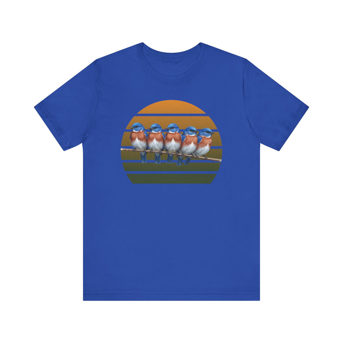 Bluebird Premium T-Shirt | Unique Birdwatcher & Birder Gift by jz.birds