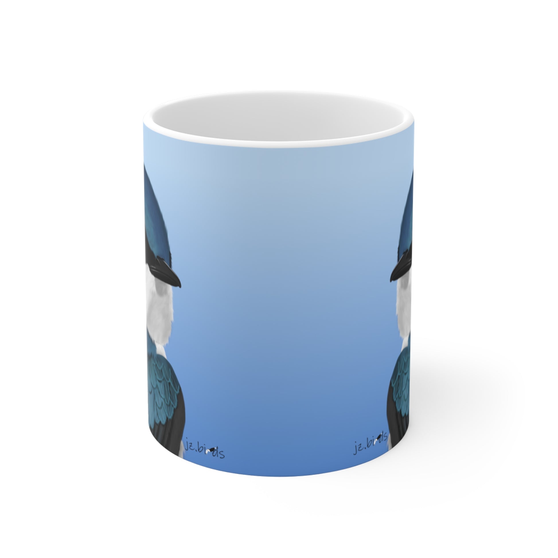 Tree Swallow Portrait Bird Ceramic Mug 11oz - jz.birds