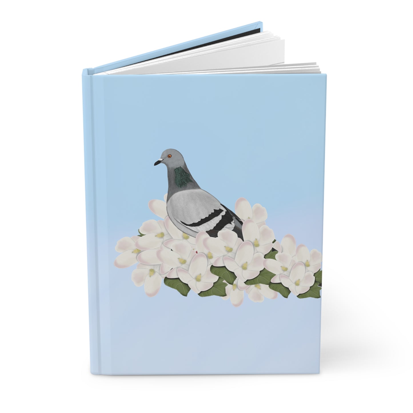 Pigeon Bird Hardcover Journal 150 Pages 5.75"x8" for Bird Enthusiasts & Birdwatchers
