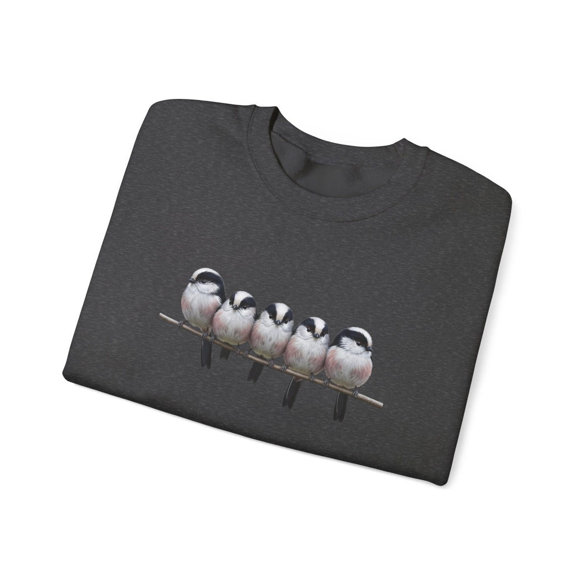 Long Tailed Titmouse Sweatshirt | Bird Watcher Crewneck | Unisex Songbird Gift for Bird Lovers