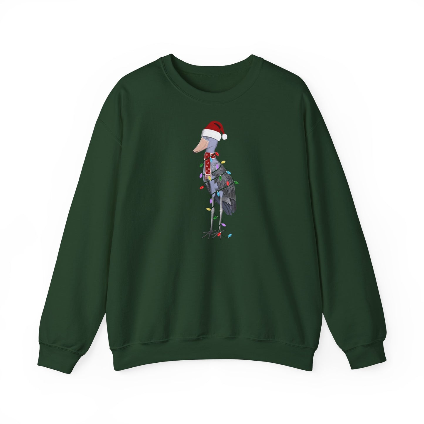 Schuhschnabel Weihnachts-Sweatshirt | Unisex Vogel Sweater für Vogelfreunde & Vogelbeobachter
