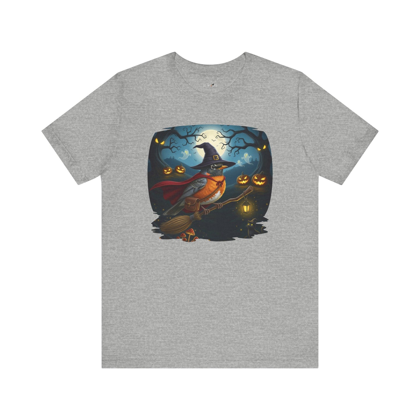 American Robin Halloween Bird T-Shirt - Spooky Halloween Costume for Bird Lovers