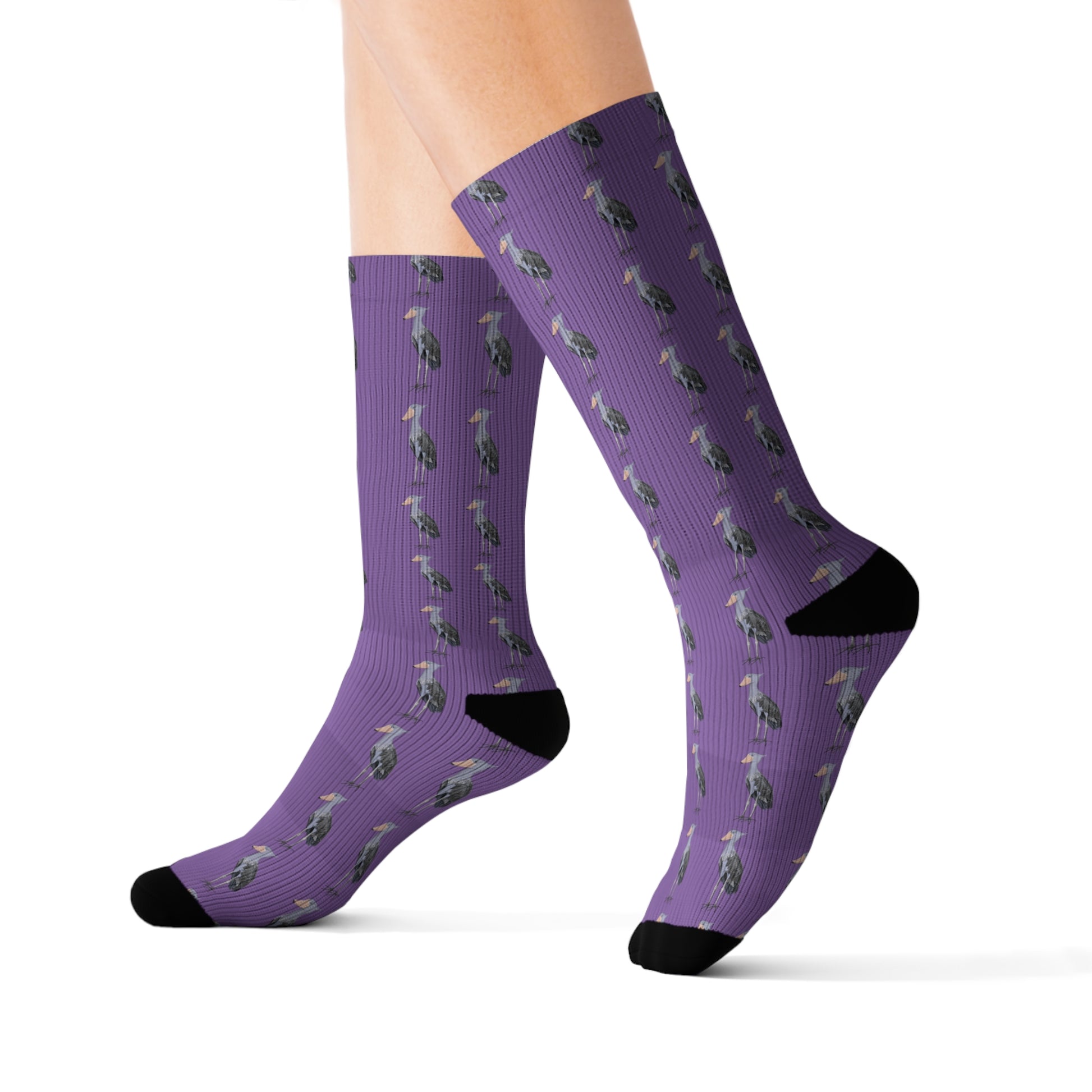 Shoebill Sublimation Socks - jz.birds