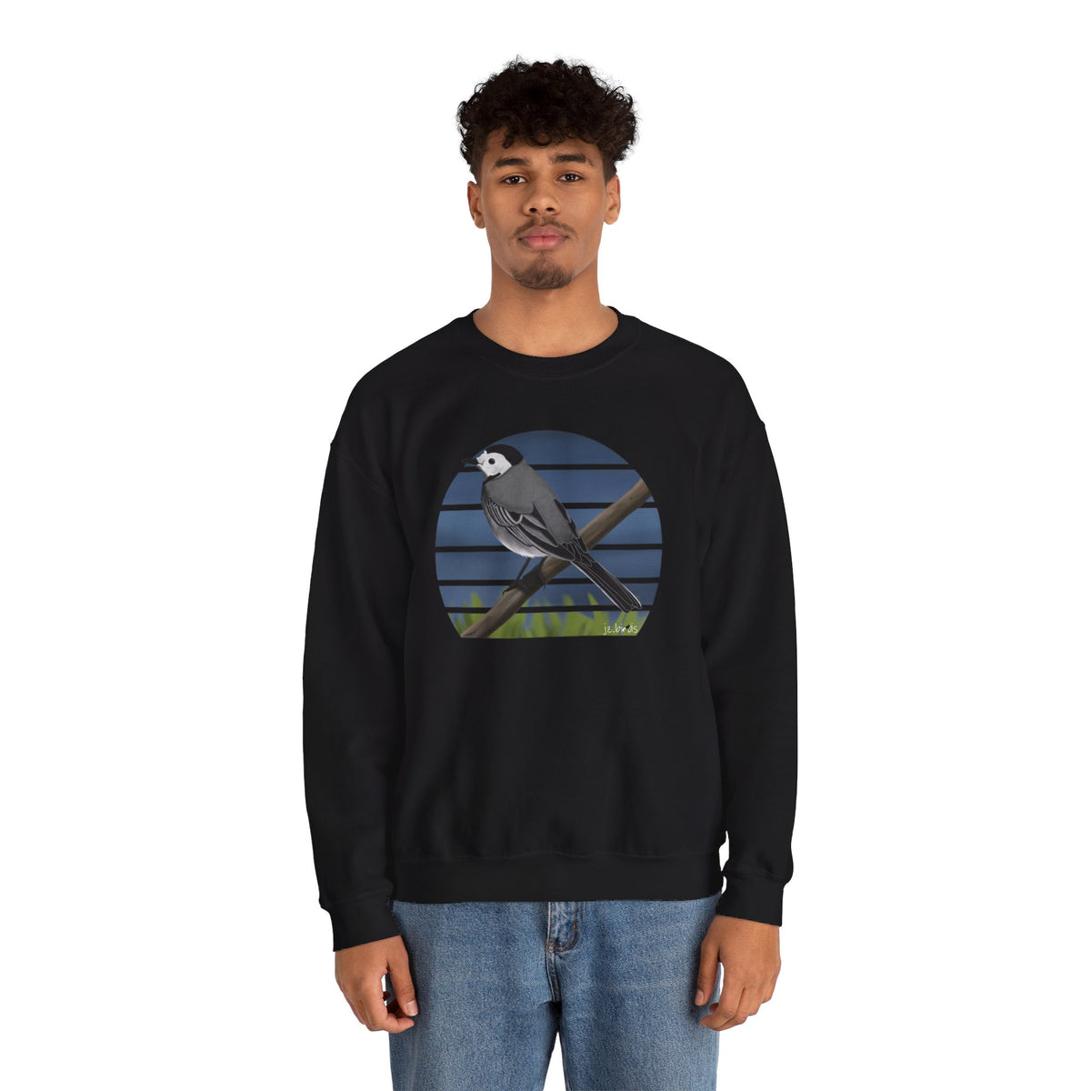 White Wagtail Birdlover Ornithologist Bird Sweatshirt