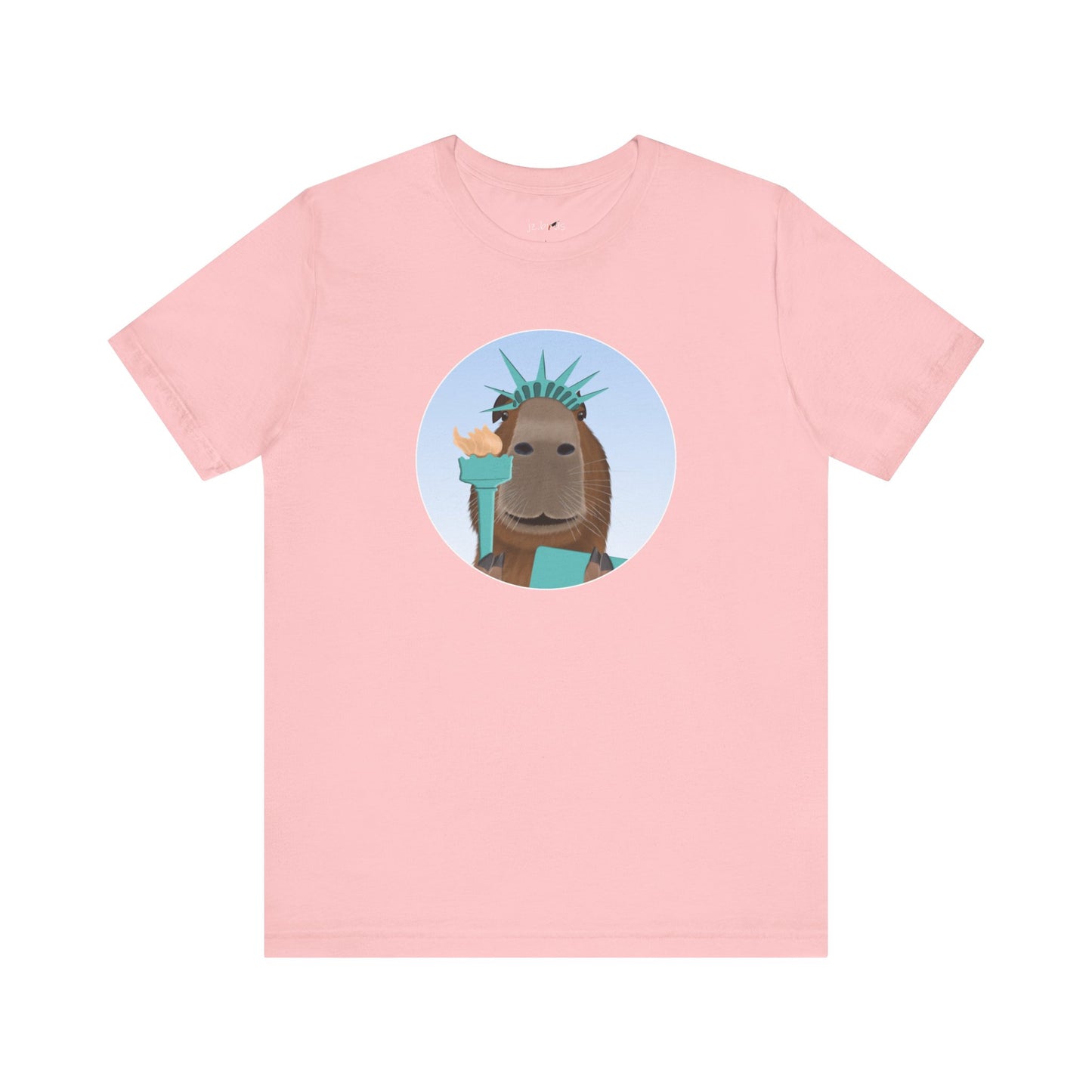 Capybara of Liberty Funny T-Shirt