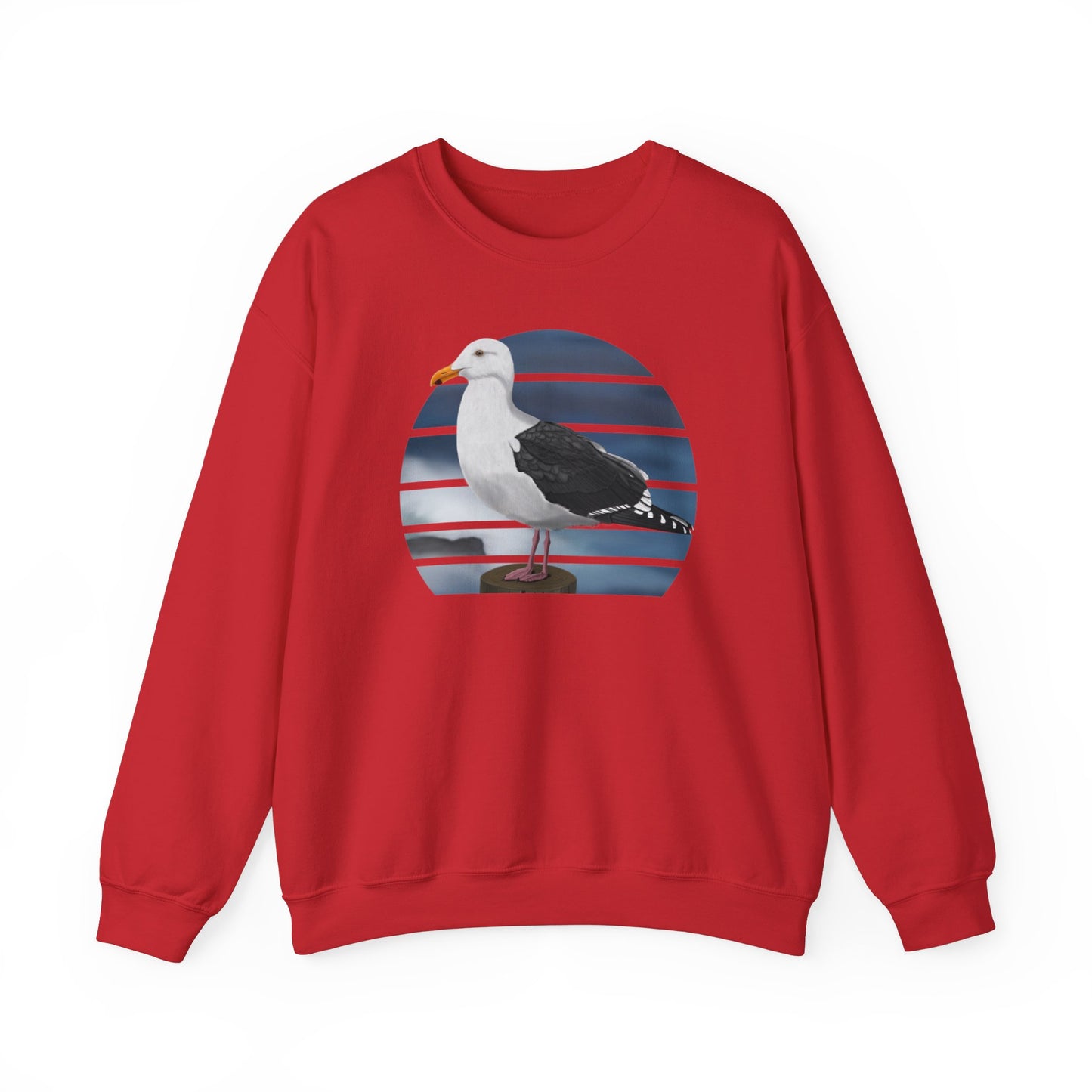Seagull Birdlover Ornithologist Bird Sweatshirt – Crew neck,