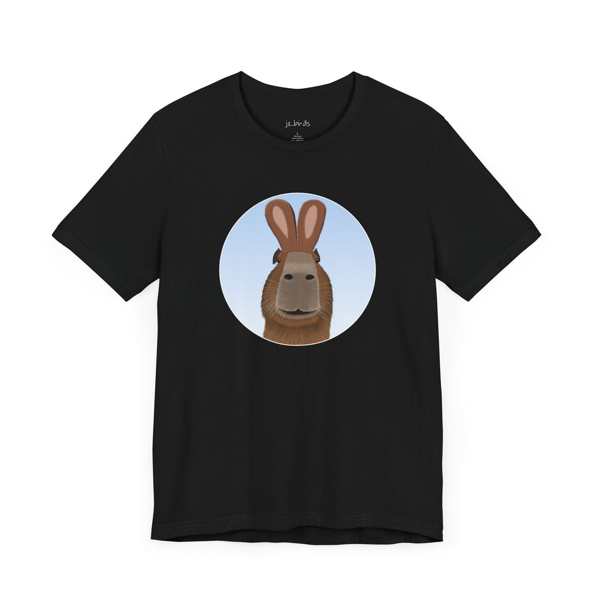Capybara with Rabbit Ears Funny Bunny Easter T-Shirt