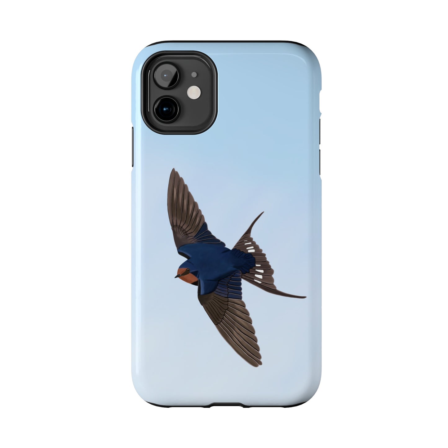 Barn Swallow Bird Art Tough Phone Case