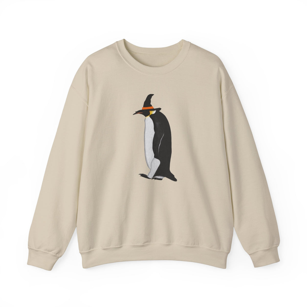Penguin Halloween Birds Witch Birdwatcher Sweatshirt – Animal Lover Gift and Avian Enthusiast style