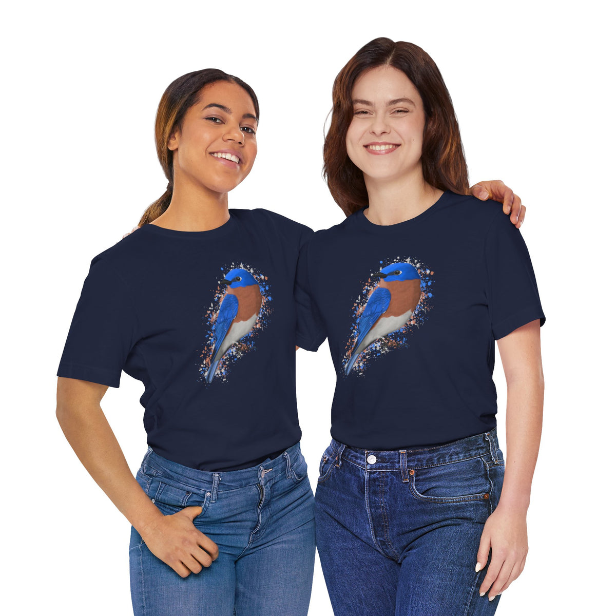 ルリツグミの鳥Tシャツ