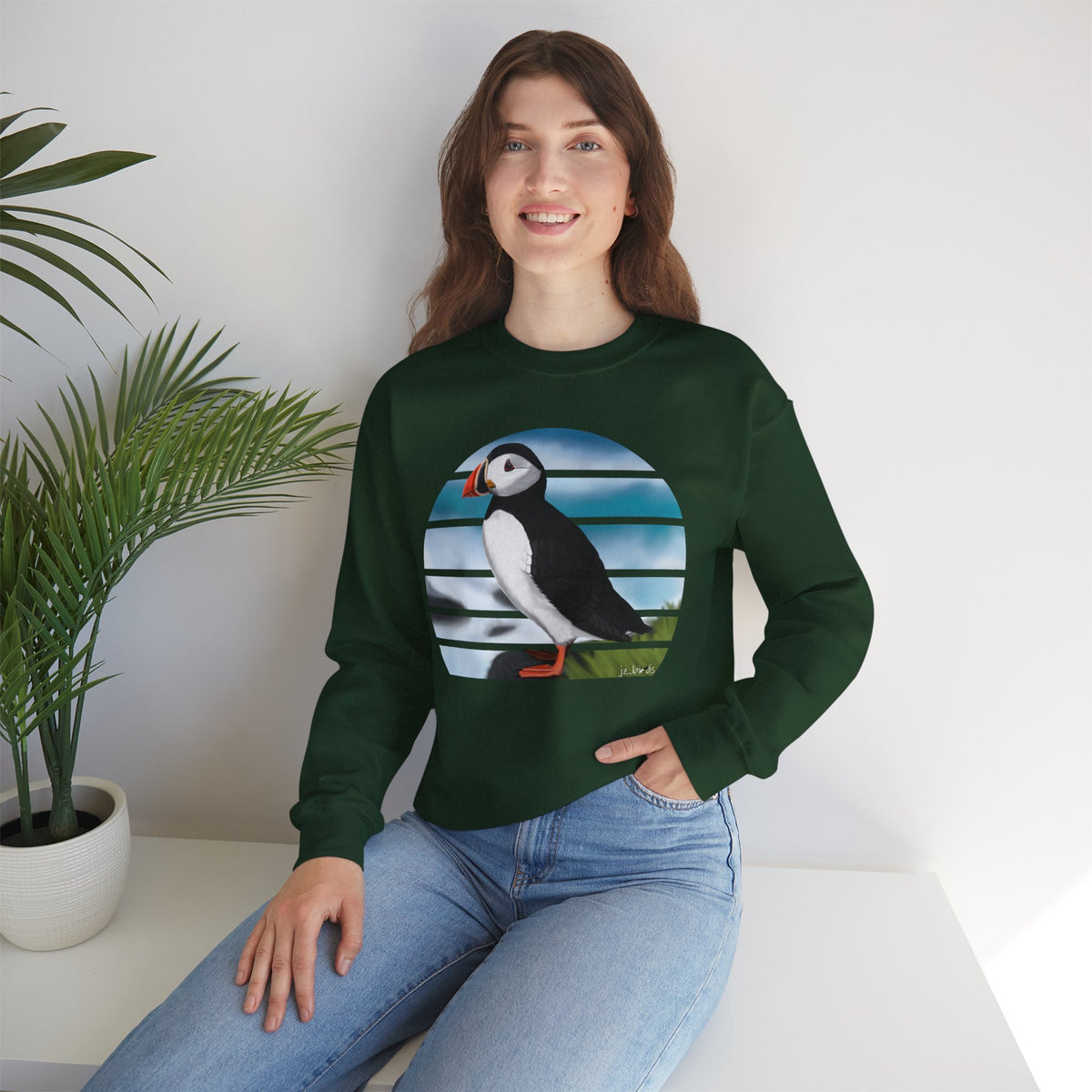 Puffin Birdlover Ornithologist Bird Sweatshirt