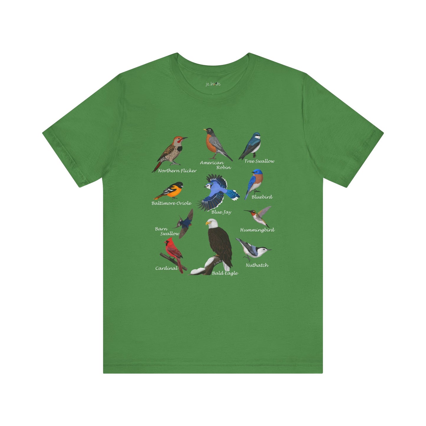 Blue Jay Cardinal Hummingbird Robin Bald Eagle Birding & Birdwatching Bird T-Shirt