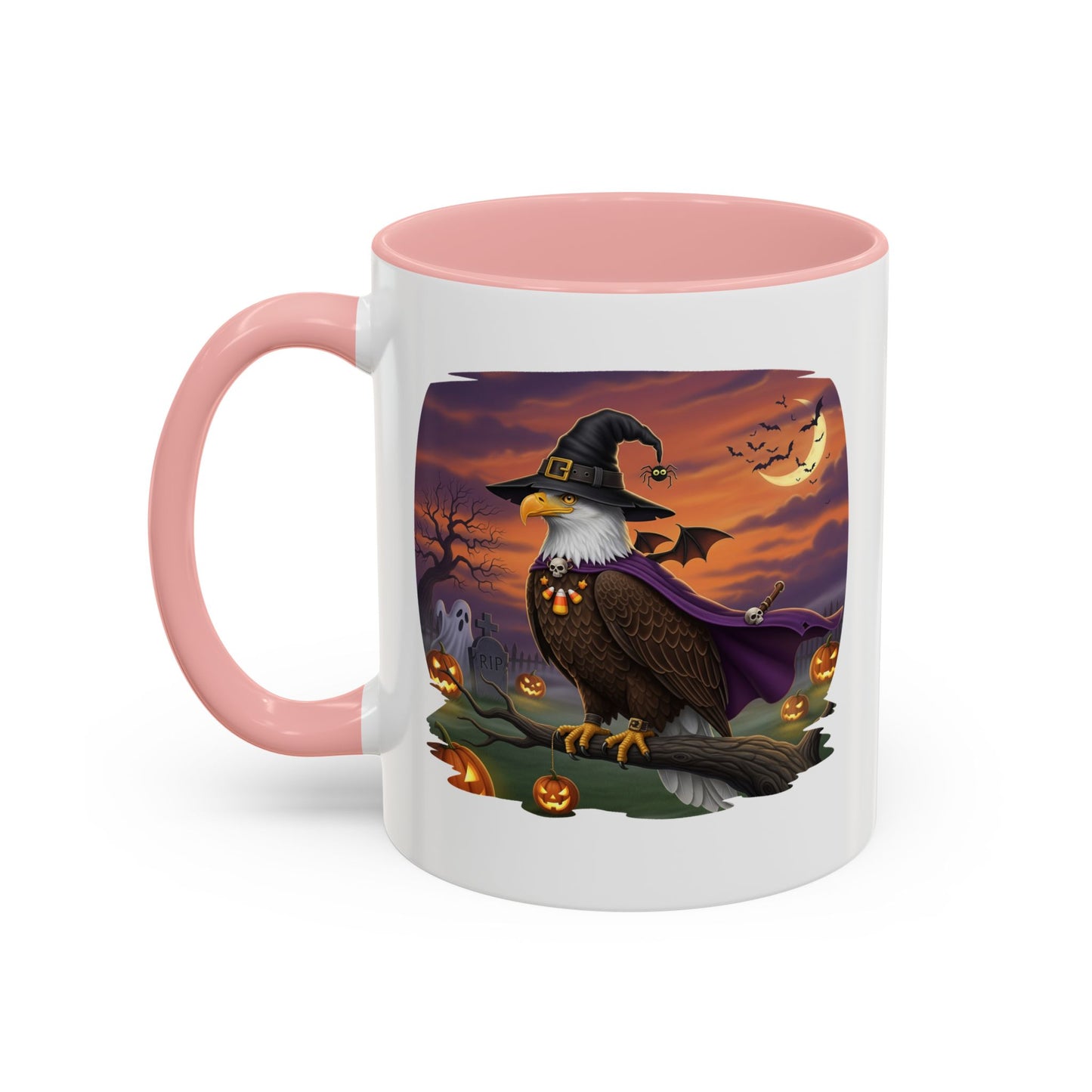 Bald Eagle Halloween Bird Mug - Halloween Coffee Mug for Bird Lovers