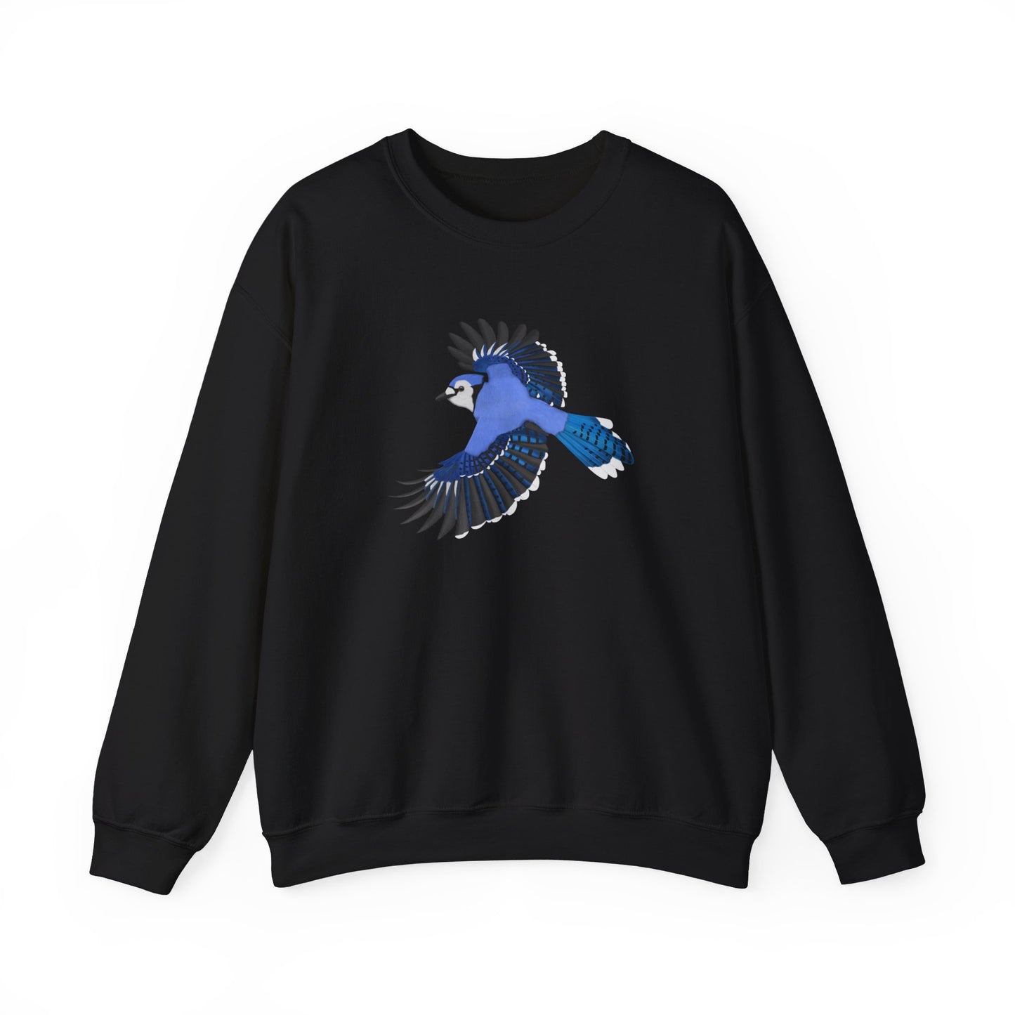 Blue Jay Bird Watcher Biologist Crewneck Sweatshirt