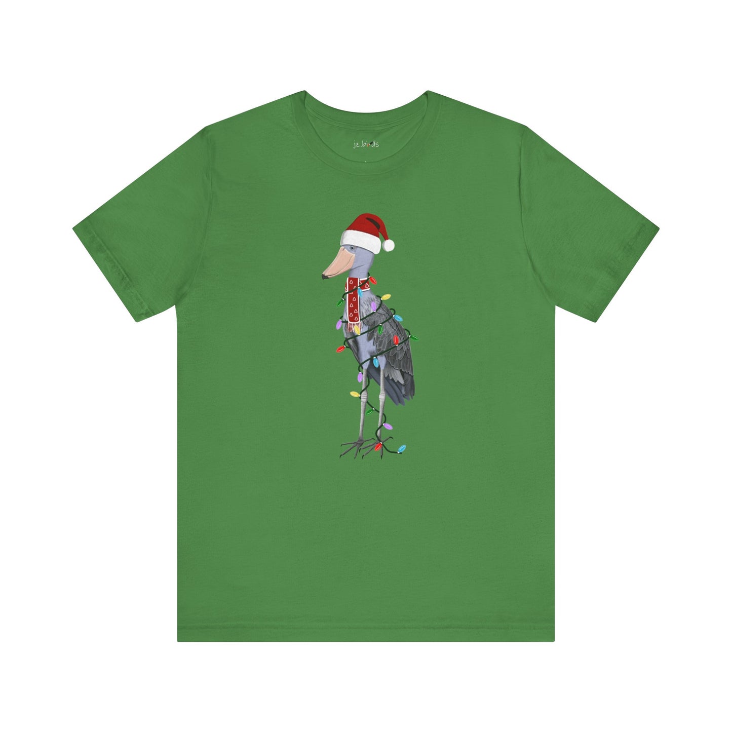 Shoebill T-Shirt on bird background
