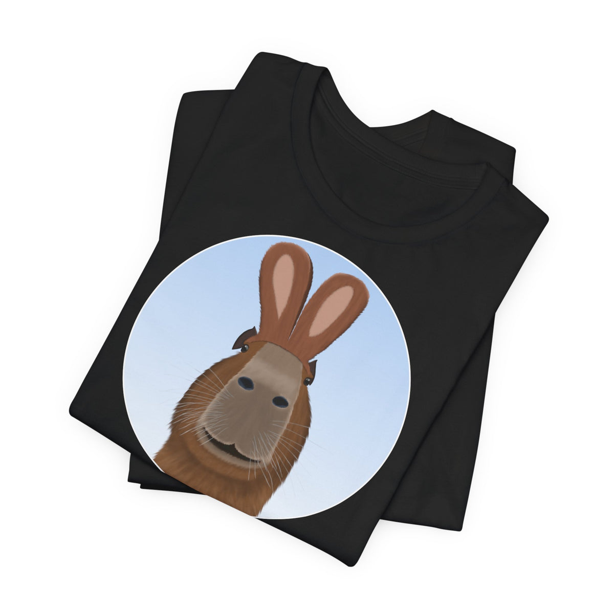 Capybara mit Hasenohren Lustiges Kaninchen T-Shirt
